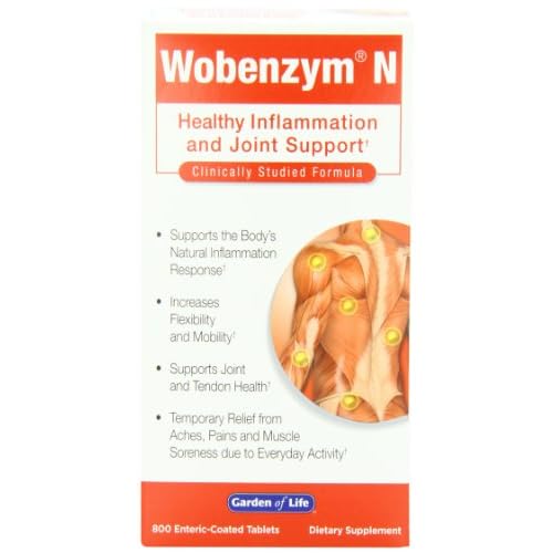 Wobenzym N Enteric Coated Tabs, 800-Count Bottle image